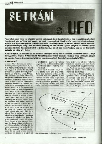 Skryté skutečnosti, Setkání s UFO 12/2001 1/2